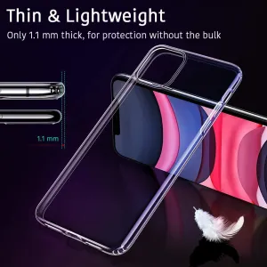 ESR Essential Zero for iPhone 11 Case, Slim Clear Soft TPU, Flexible Silicone Cover for iPhone 11 6.1-Inch (2019), Clear