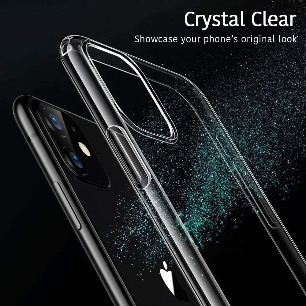 ESR Essential Zero for iPhone 11 Case, Slim Clear Soft TPU, Flexible Silicone Cover for iPhone 11 6.1-Inch (2019), Clear