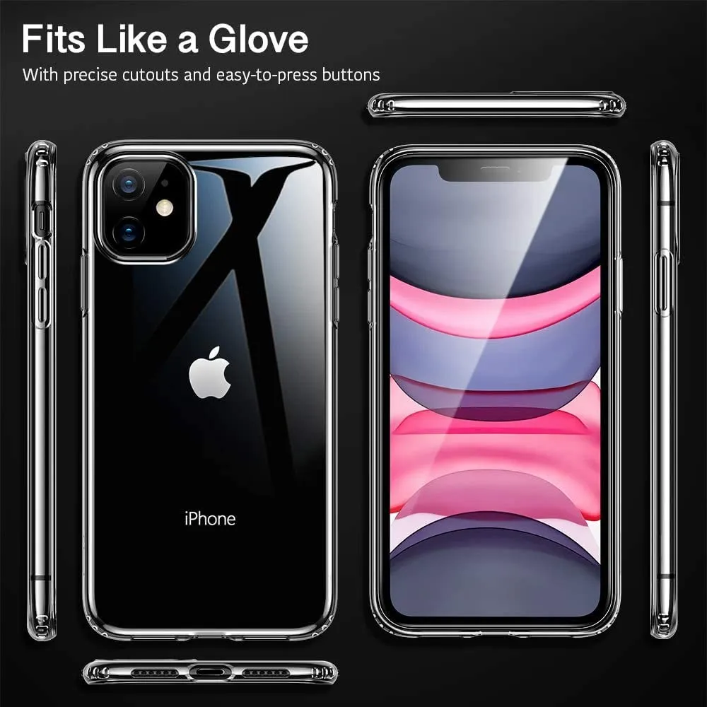 ESR Essential Zero for iPhone 11 Case, Slim Clear Soft TPU, Flexible Silicone Cover for iPhone 11 6.1-Inch (2019), Clear