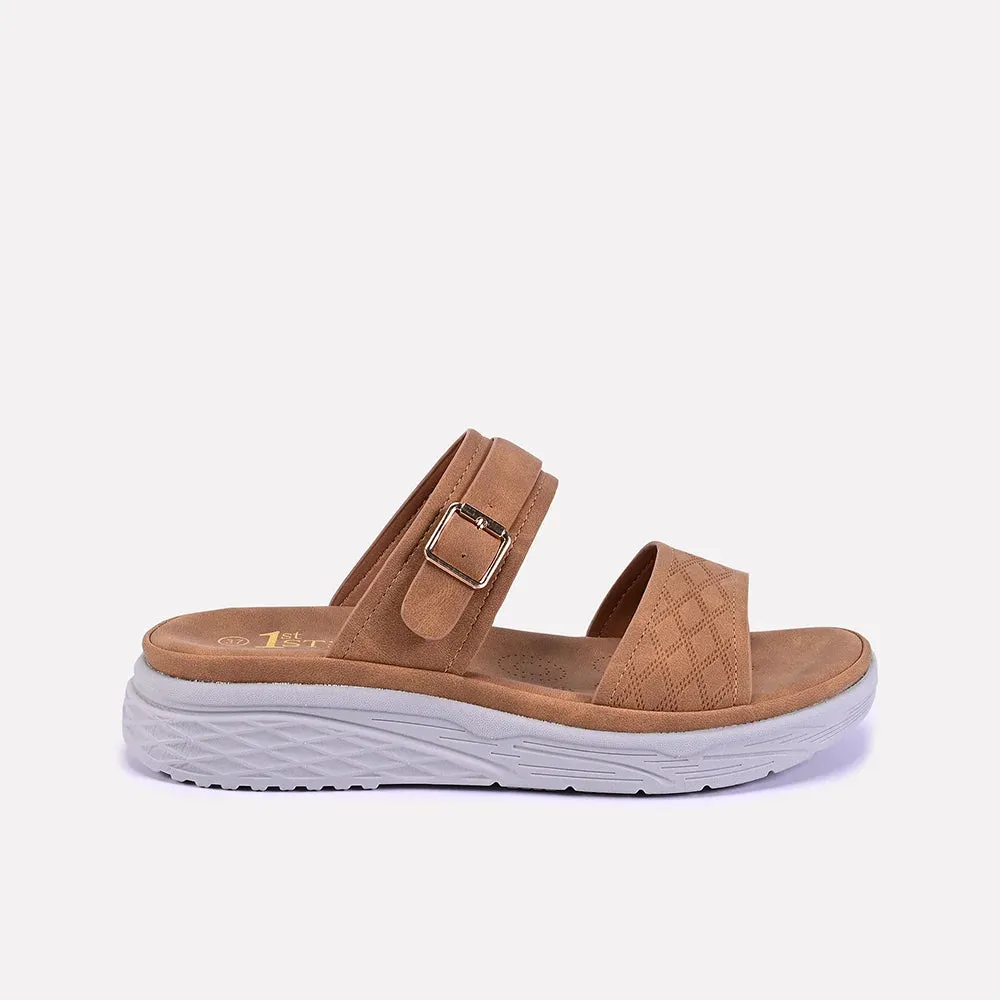 Esther Brown Casual Slippers 0412621