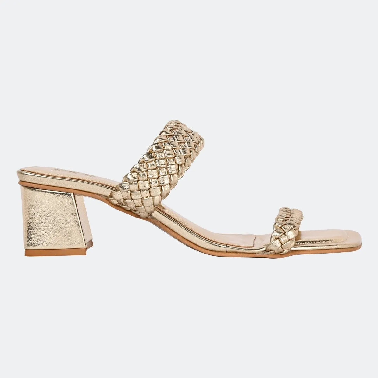 Eva Gold Heels For Women