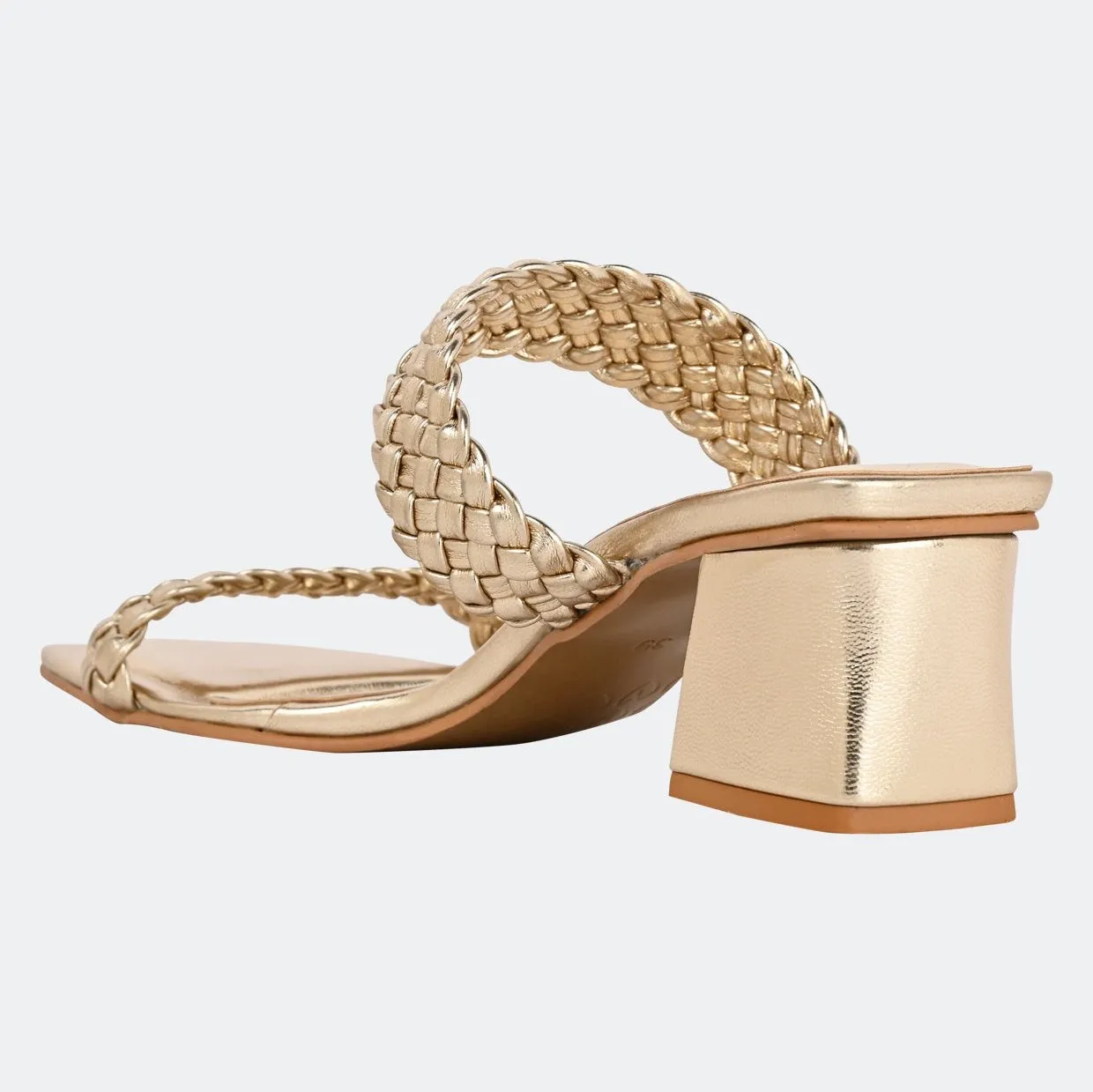 Eva Gold Heels For Women