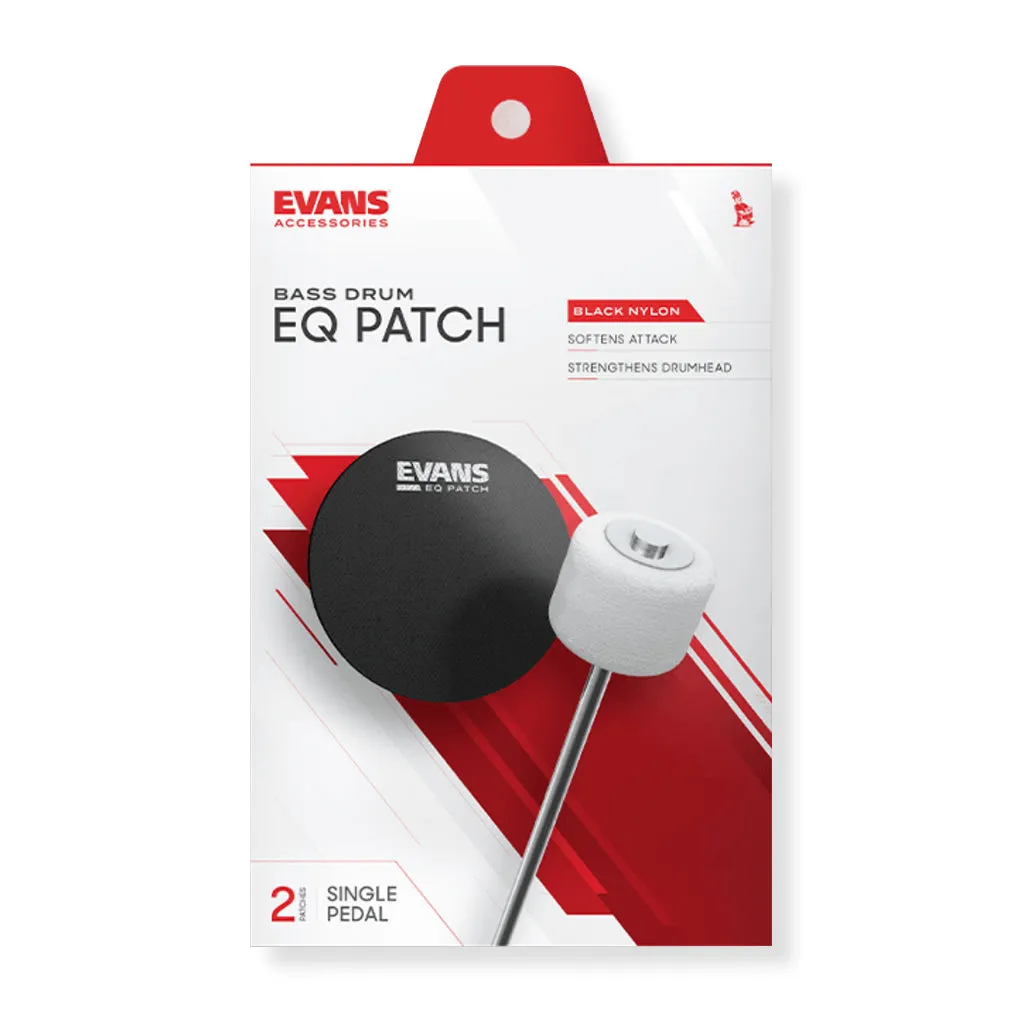Evans EQ Black Nylon Single Patch