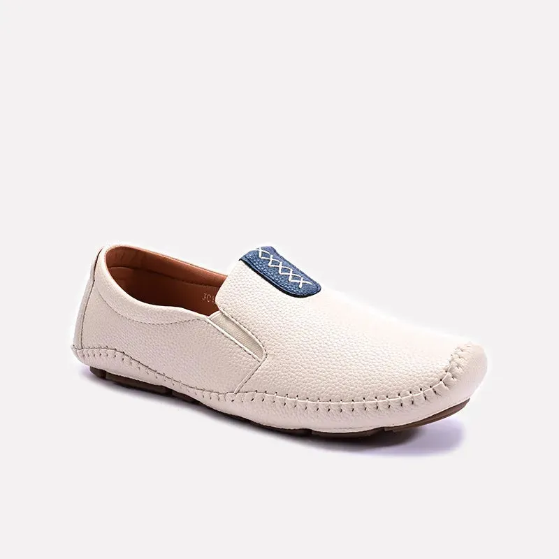 Fawn Leather Loafers Men 0130956