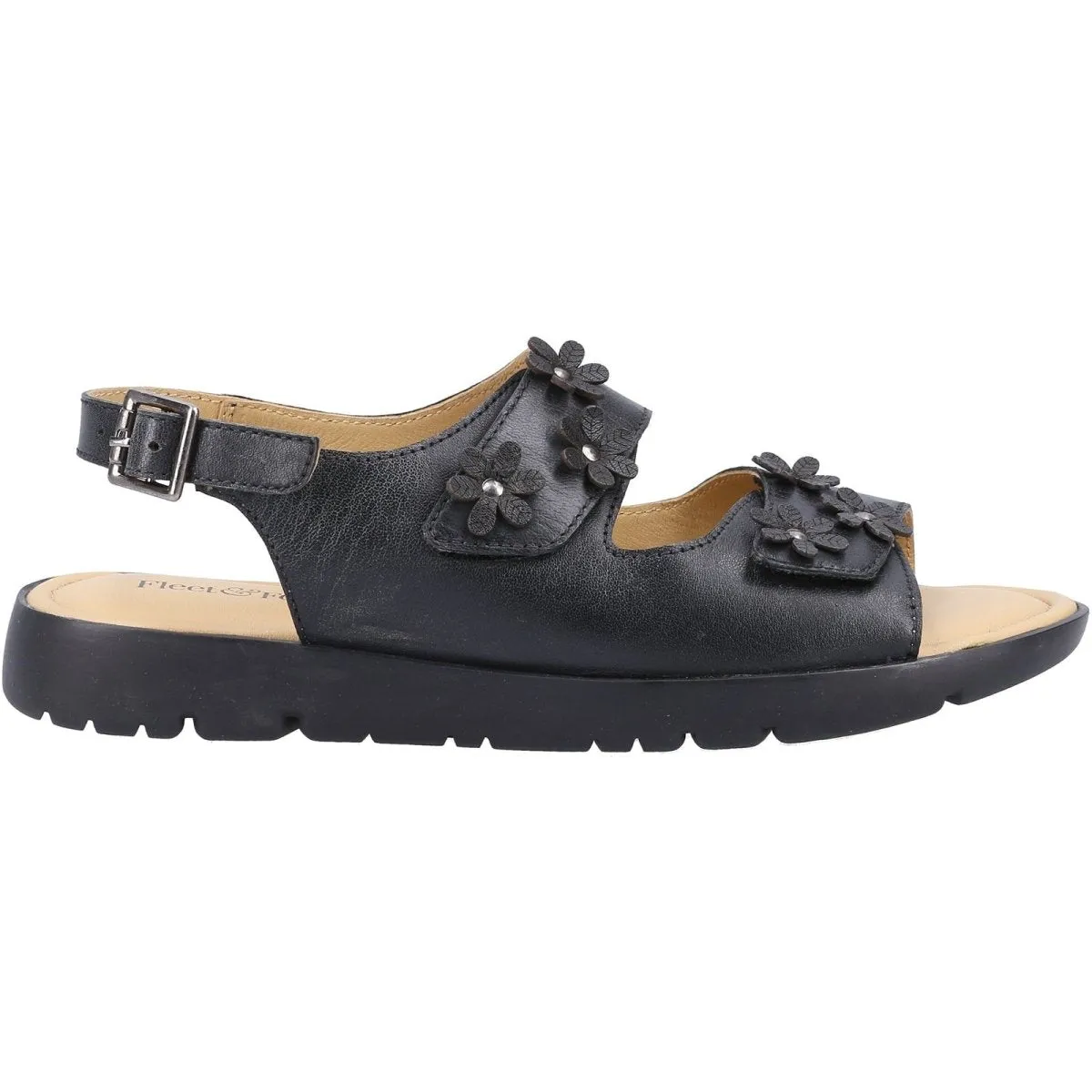 Fleet & Foster Kara Ladies Open-Toe Leather Summer Sandals