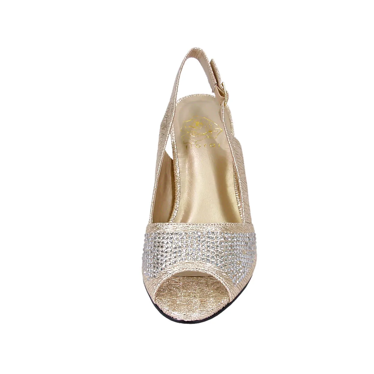 FLORAL Lorena Women's Wide Width Slingback Dress Heeled Sandals