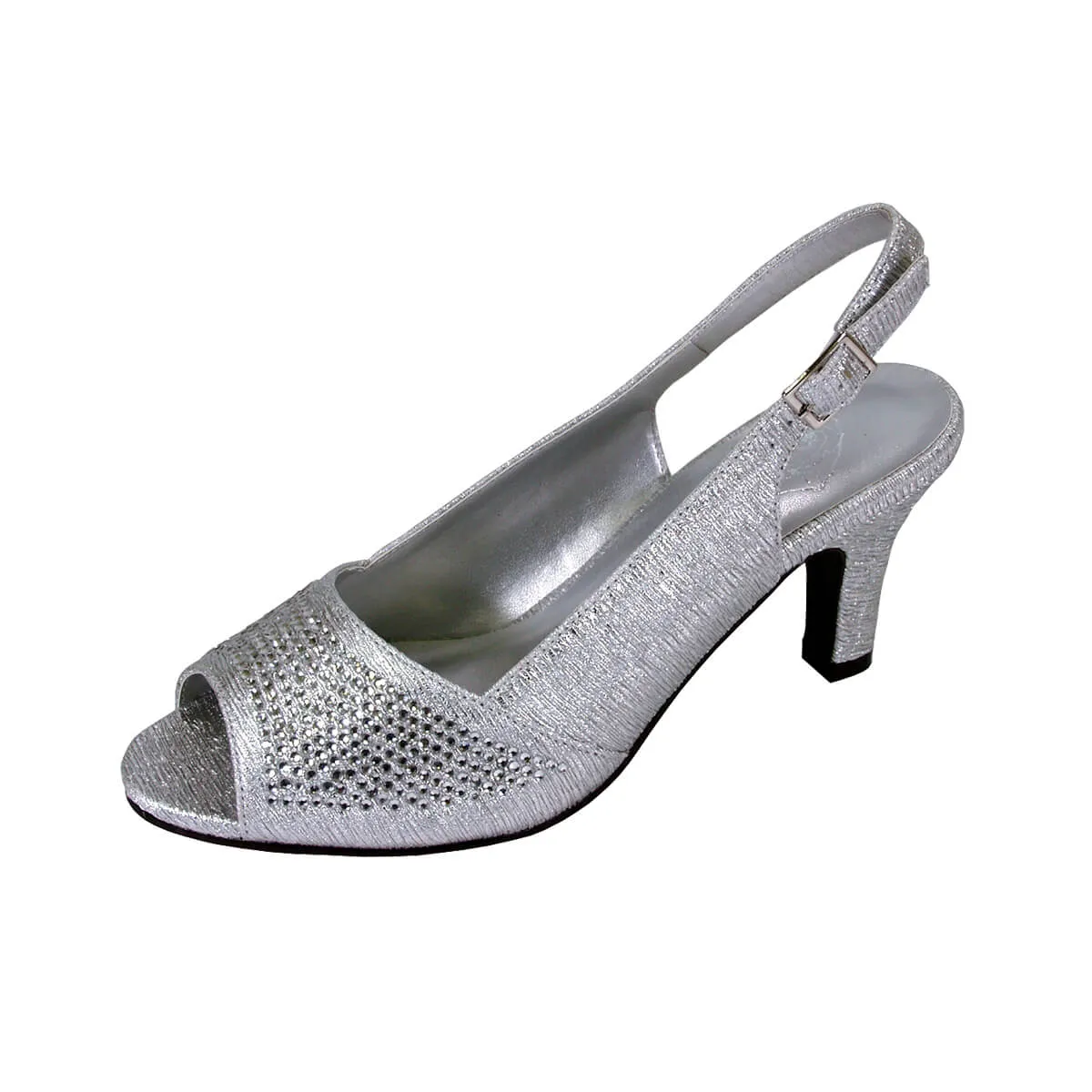 FLORAL Lorena Women's Wide Width Slingback Dress Heeled Sandals