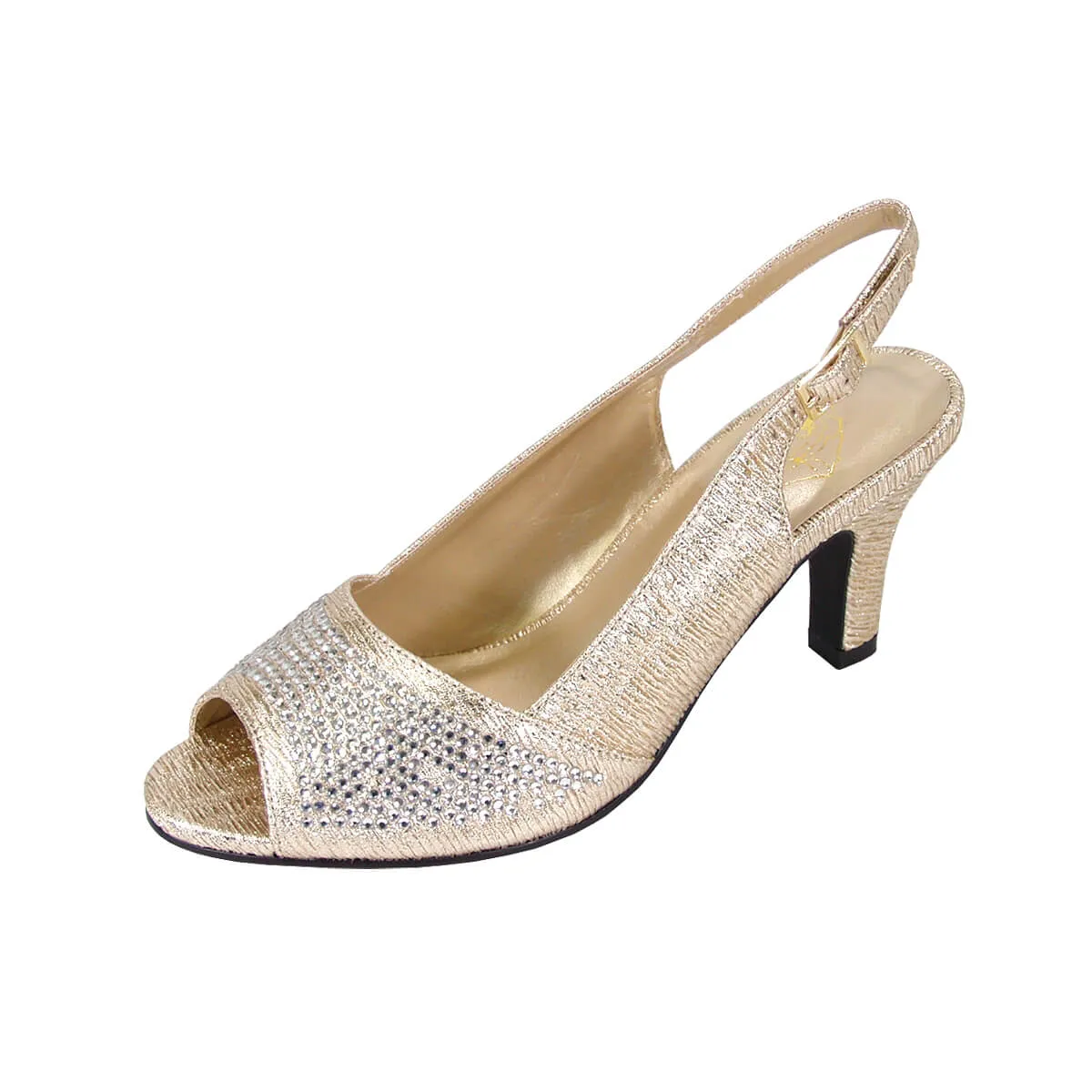 FLORAL Lorena Women's Wide Width Slingback Dress Heeled Sandals