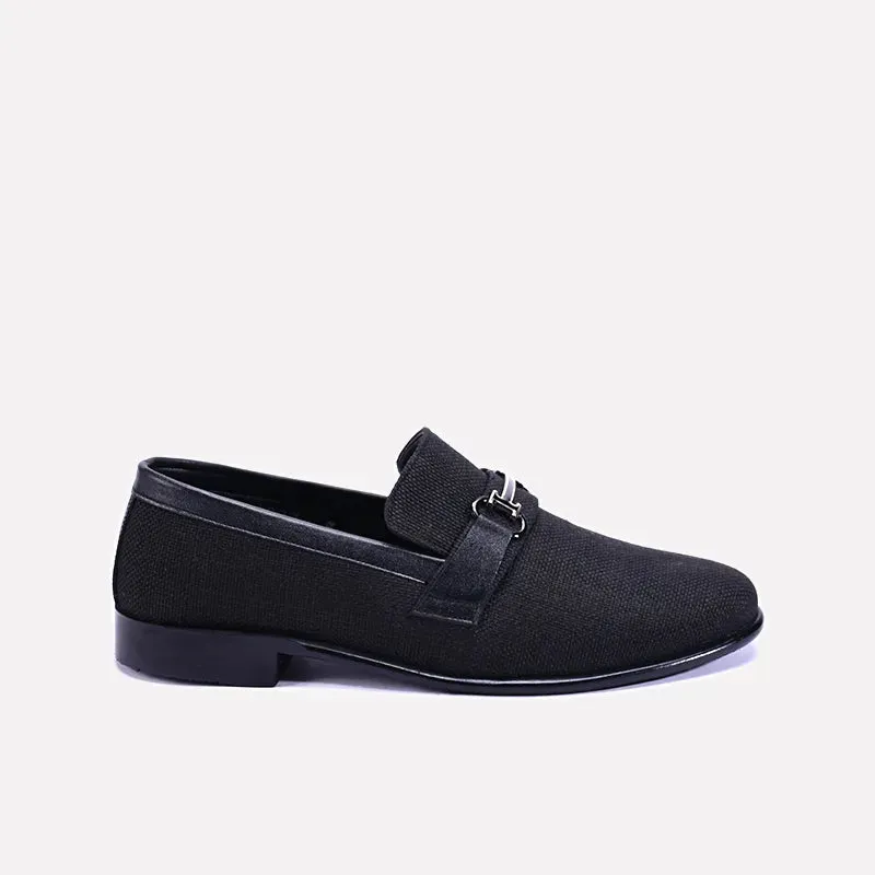 Forrester Black Horsebit Formal Loafers Shoes 0111227