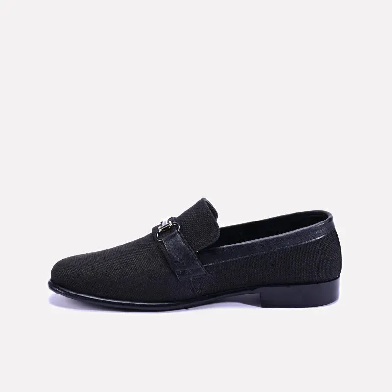 Forrester Black Horsebit Formal Loafers Shoes 0111227