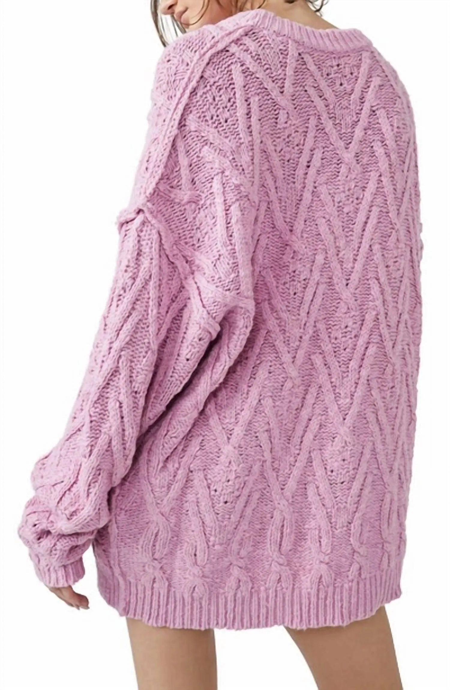 Free People - Isla Cable Tunic Sweater