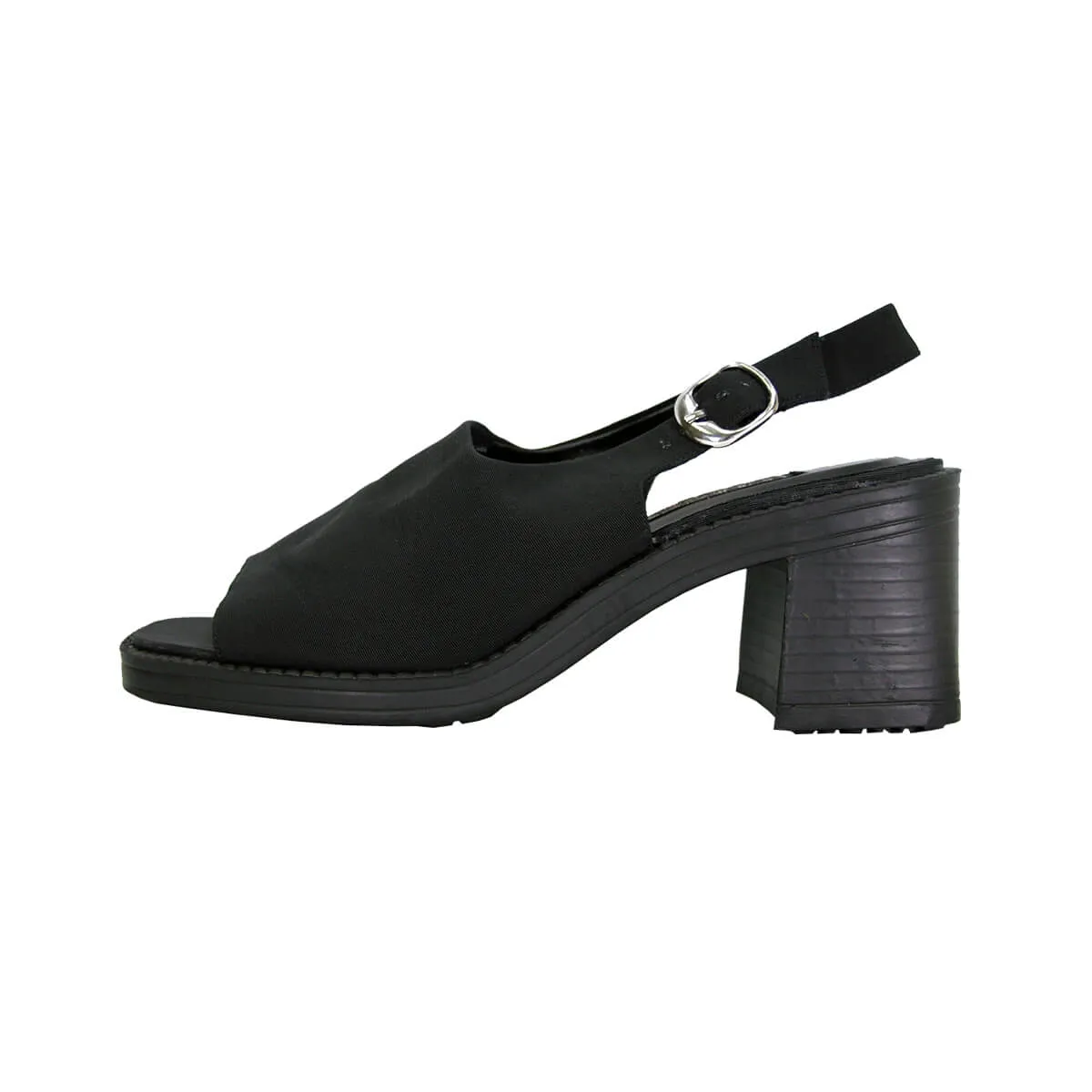 FUZZY Darby Women's Wide Width Comfort Heeled Sandals