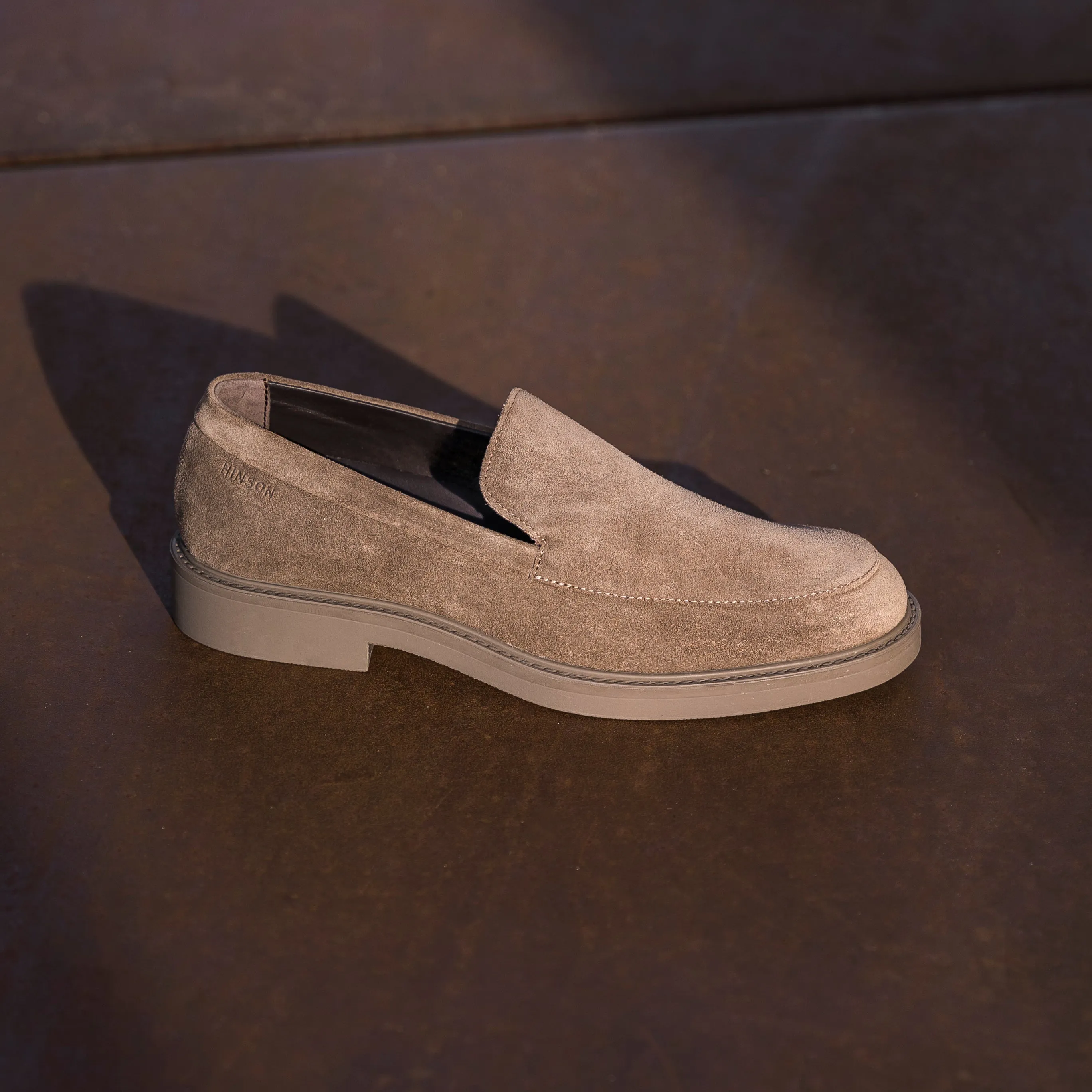 Hinson Beatenberg Loafer Echo Taupe Suede
