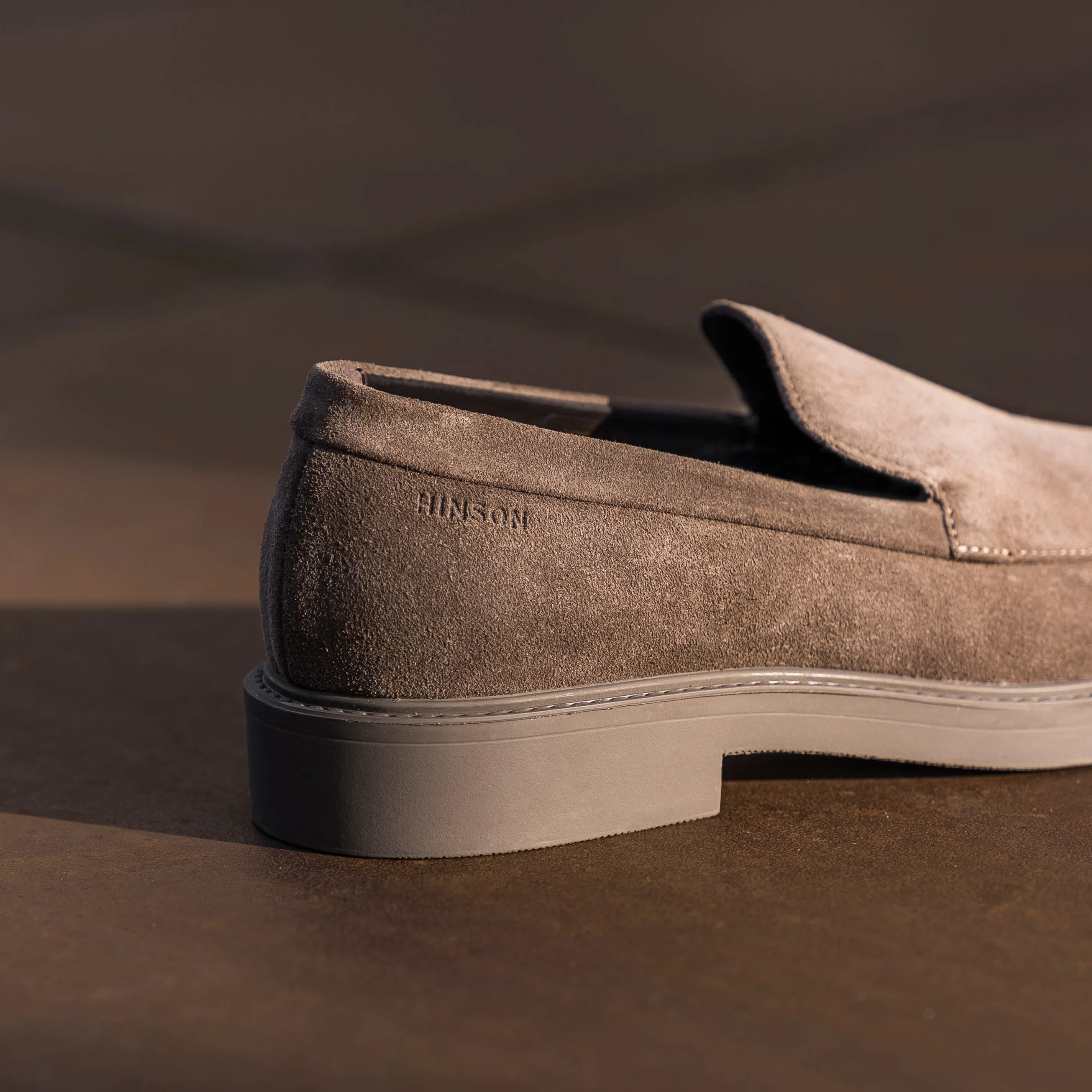 Hinson Beatenberg Loafer Echo Taupe Suede