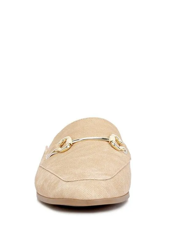 Horsebit Slip On Mules