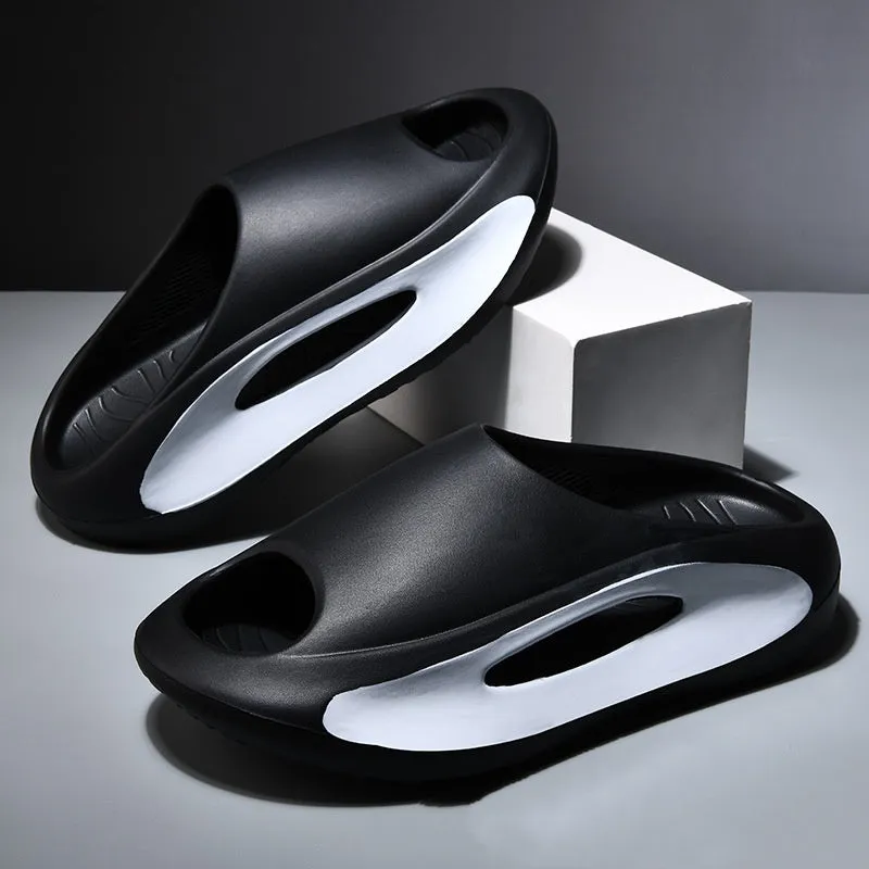 Ins Peep Toe Slippers Unisex Sports