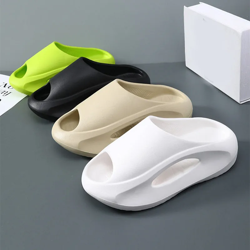 Ins Peep Toe Slippers Unisex Sports