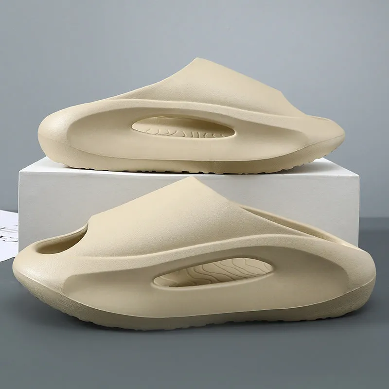Ins Peep Toe Slippers Unisex Sports