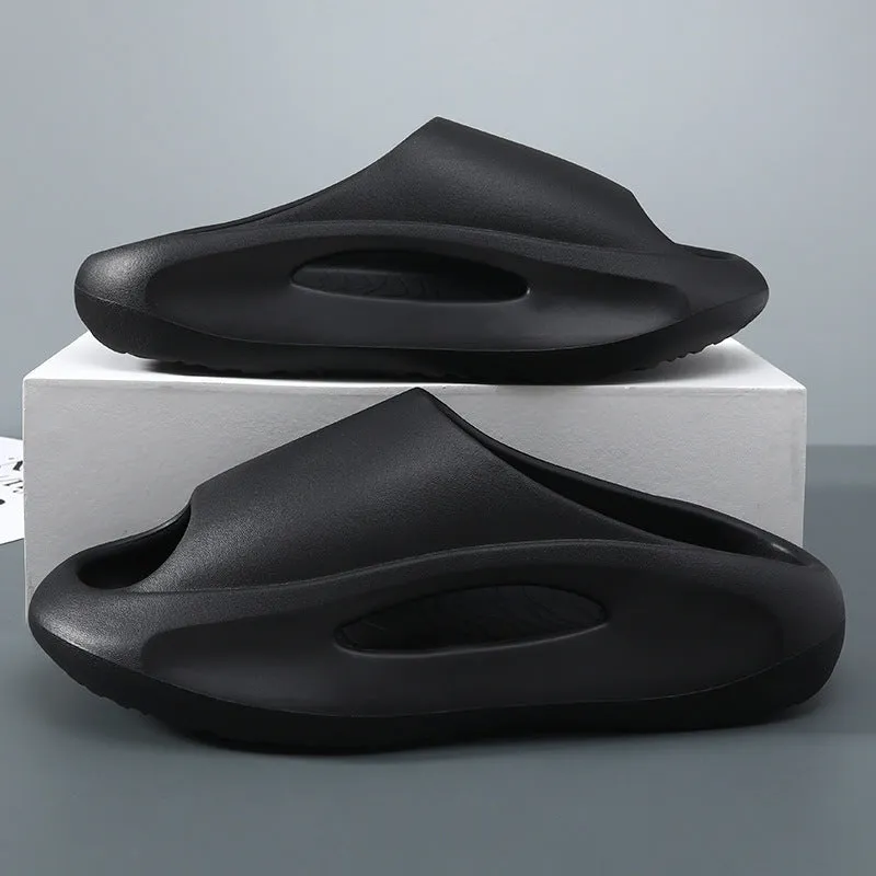 Ins Peep Toe Slippers Unisex Sports