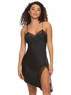 Jezebel Crave Asymmetrical Satin Slip