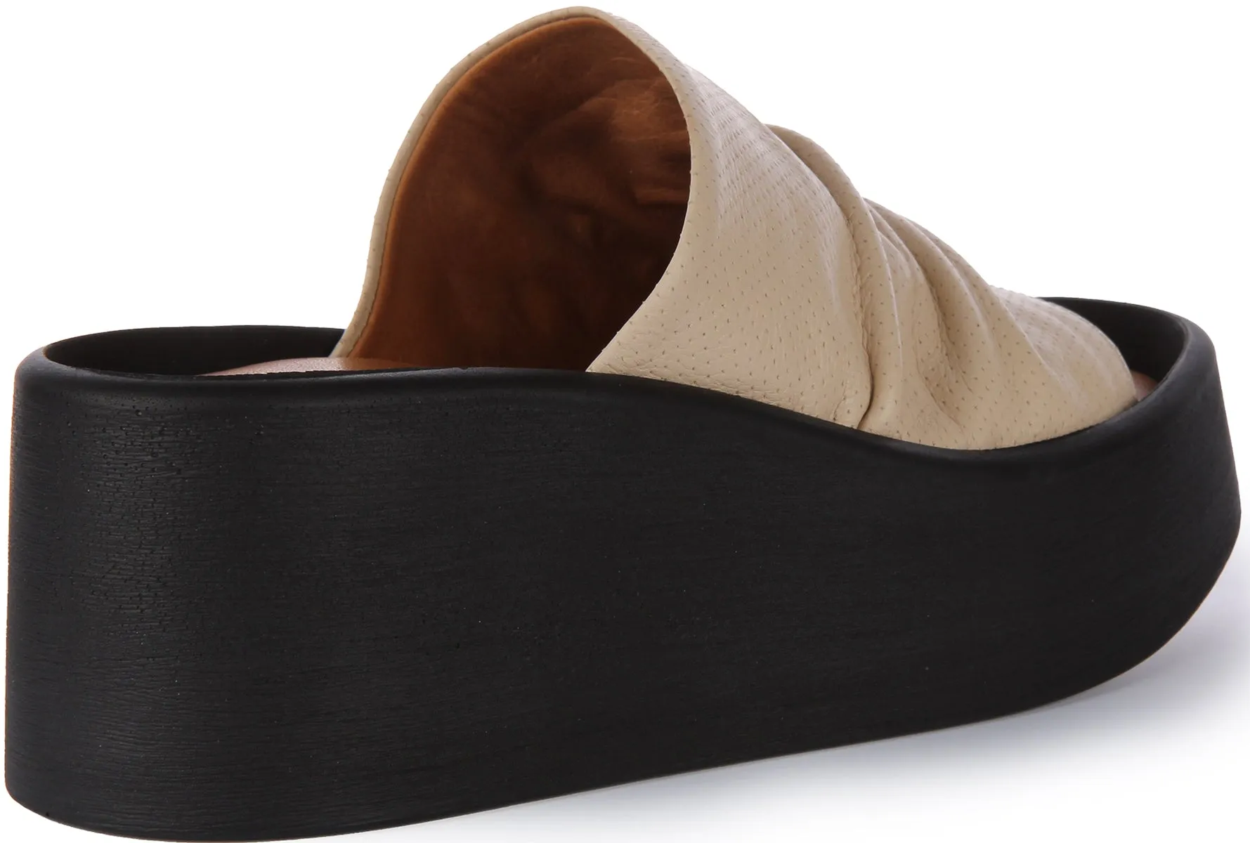 Justinreess England Hila Platform Sandal In Beige For Women | Secret Sale