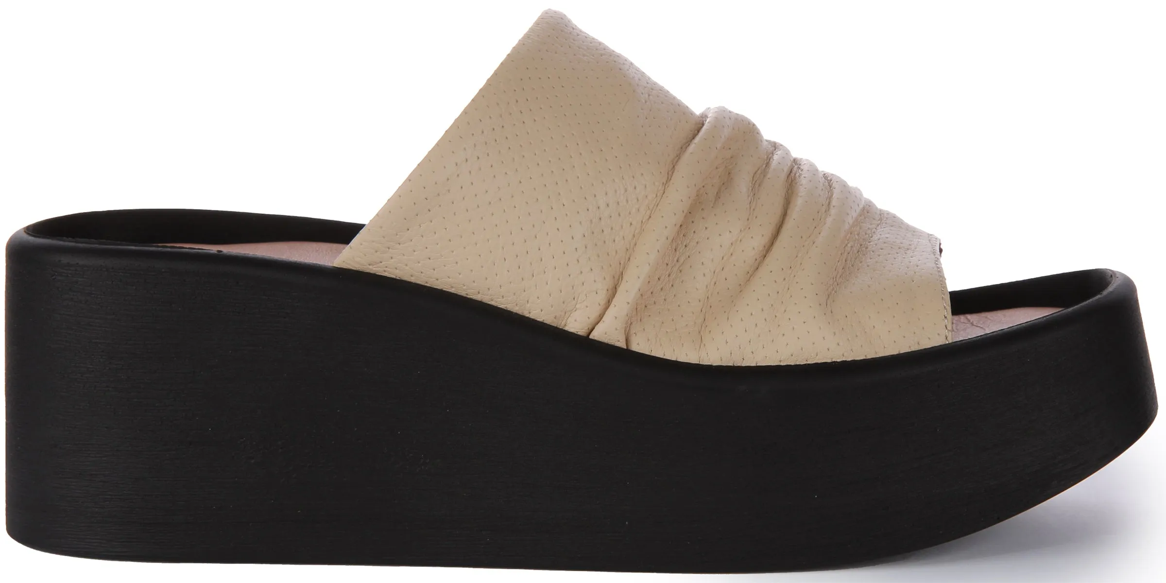 Justinreess England Hila Platform Sandal In Beige For Women | Secret Sale