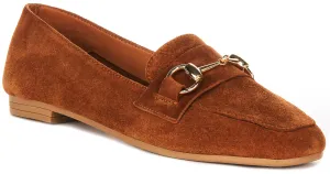 Justinreess England Romy Suede In Wisky For Women
