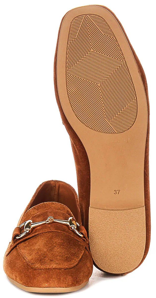Justinreess England Romy Suede In Wisky For Women