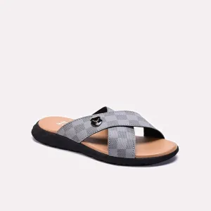 Kids Gray Casual Slippers 0630253