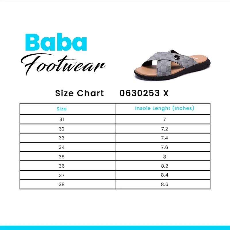 Kids Gray Casual Slippers 0630253