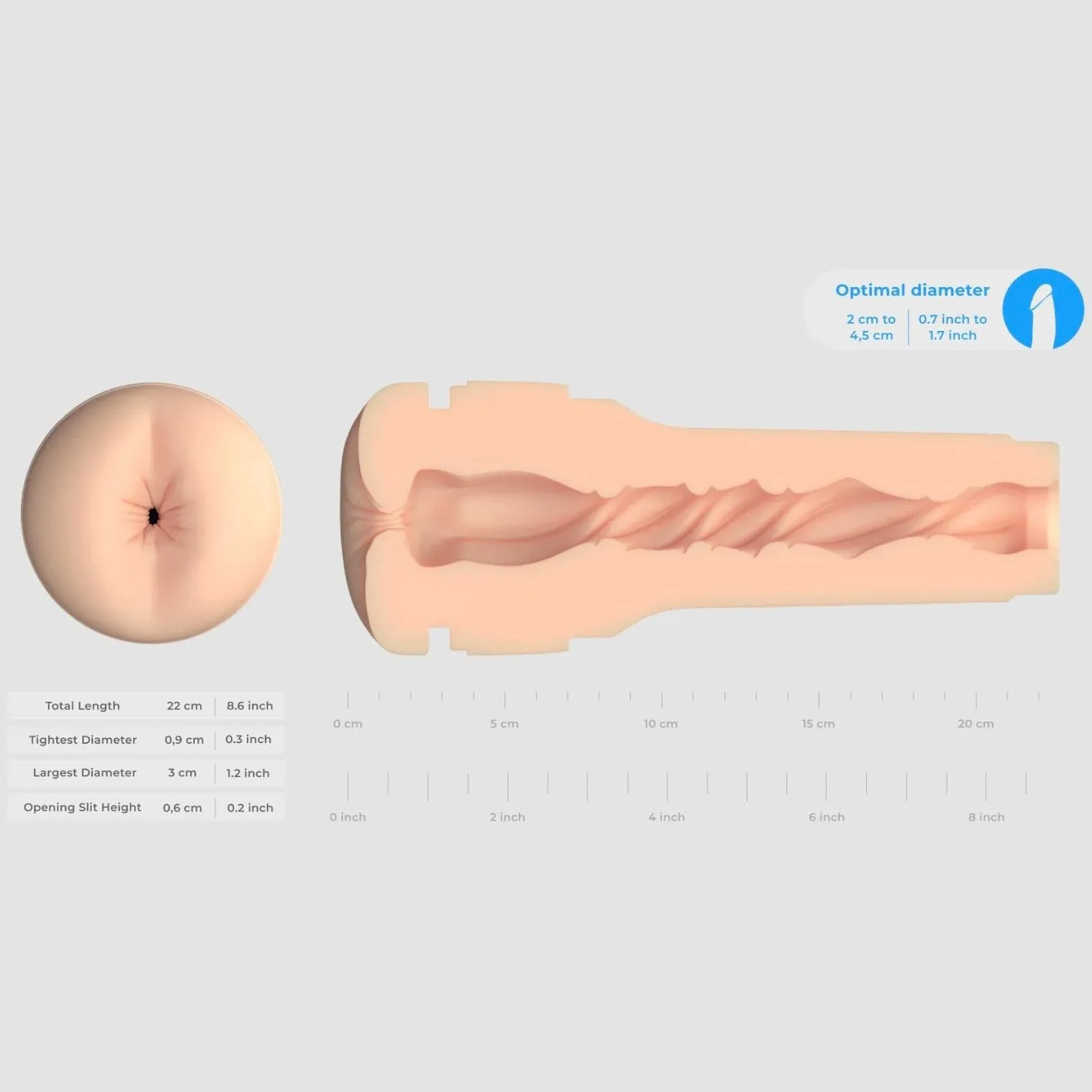 KIIROO Feel Stroker Bundle (Vulva  Mouth   Ass)