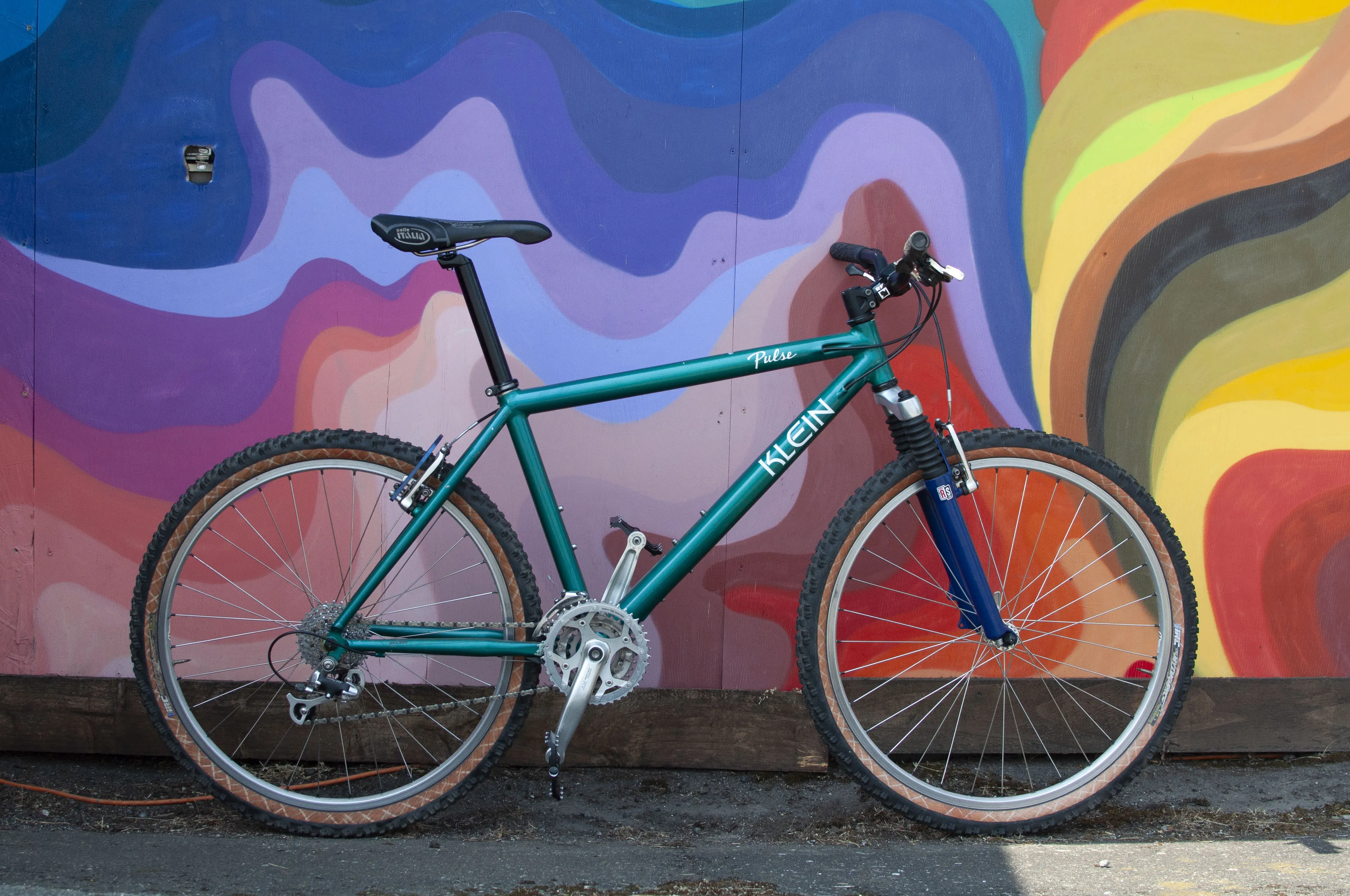 Klein Pulse Hardtail Mountain Bike, 42cm, Teal & Blue