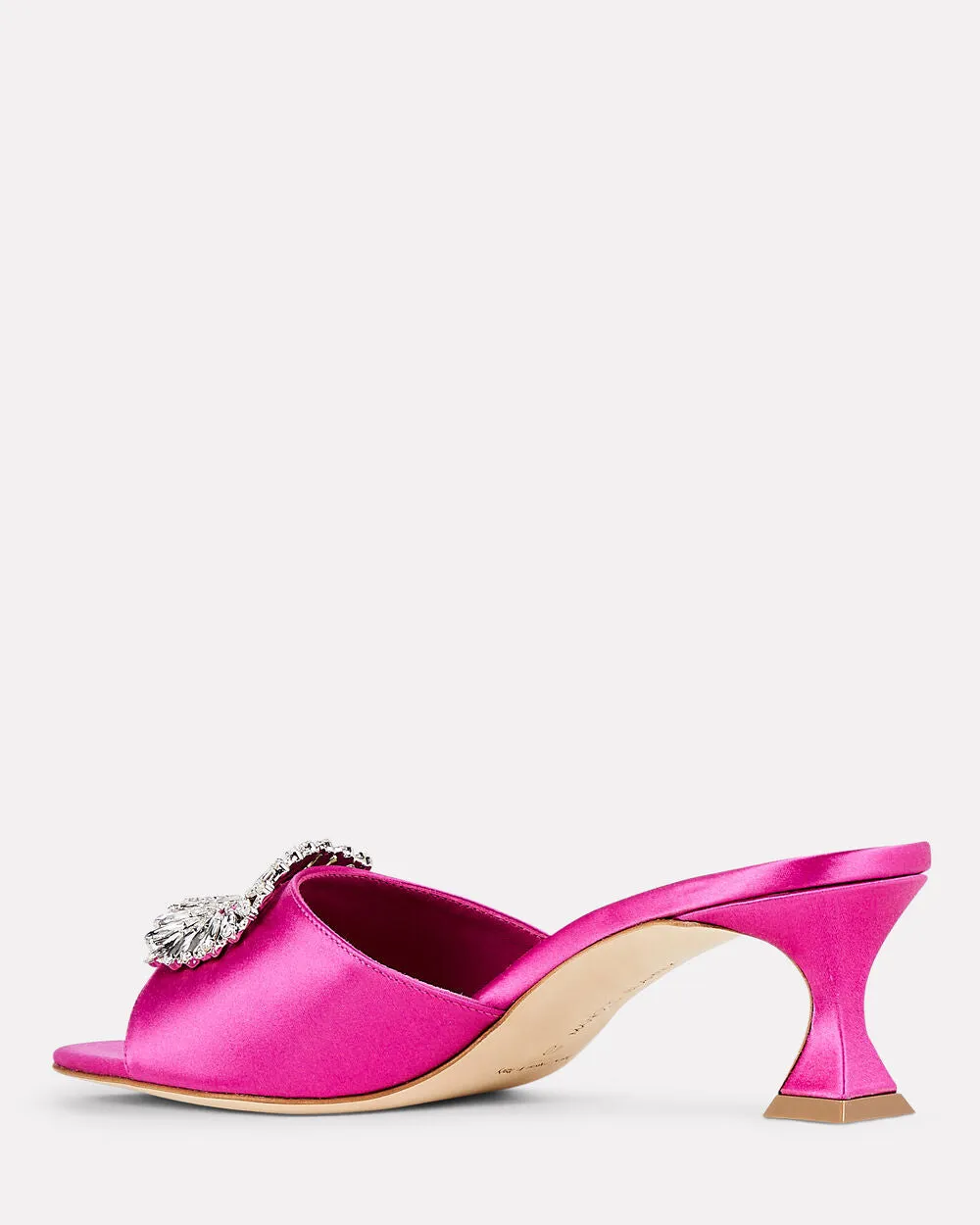 Laalita 50 Crystal Satin Mules