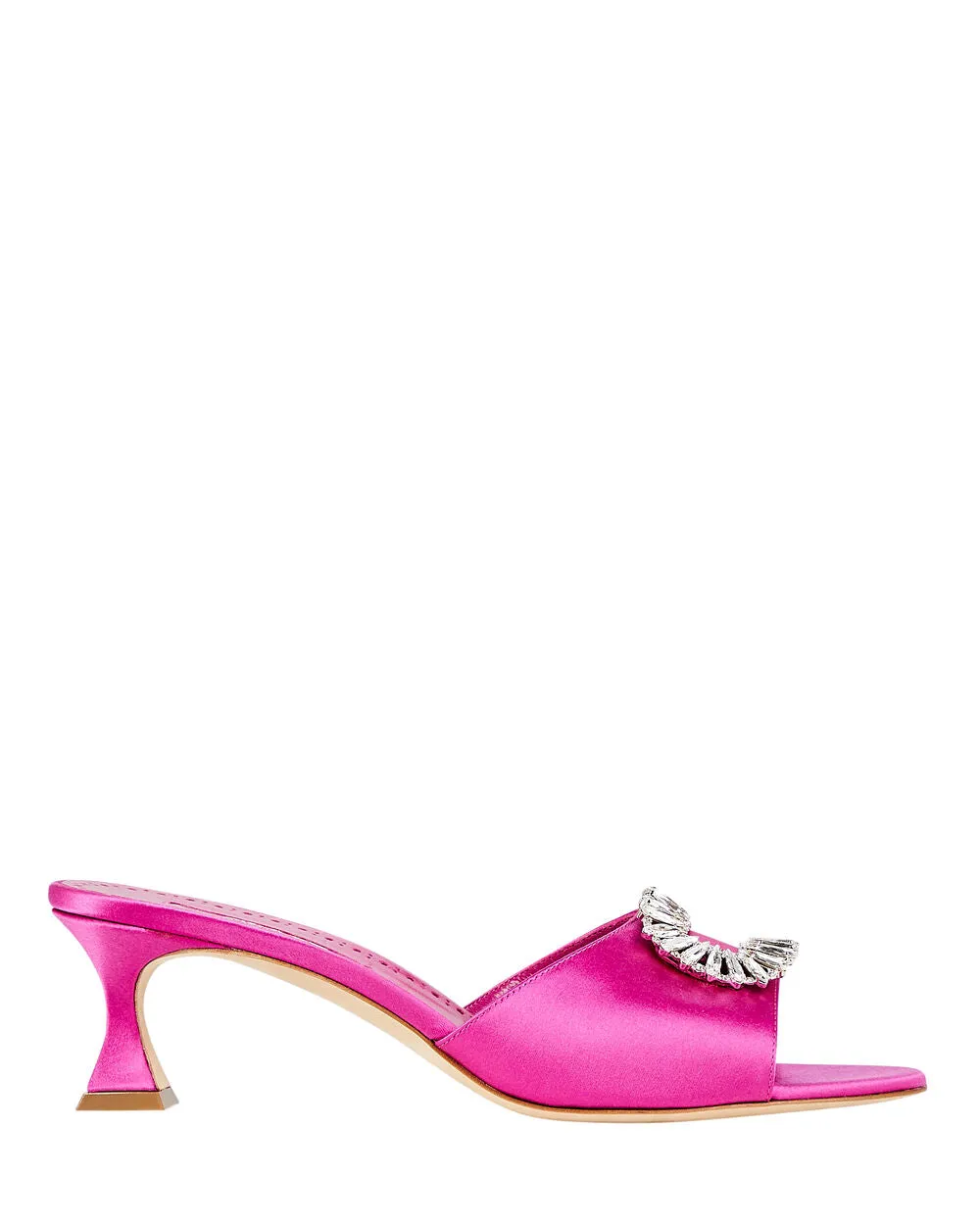 Laalita 50 Crystal Satin Mules