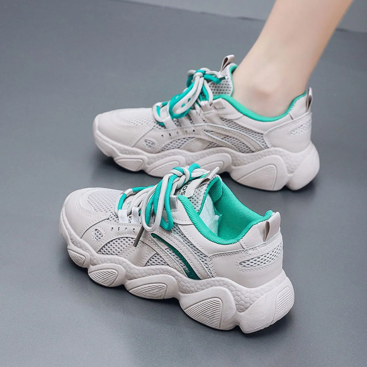 Lace Up Mesh Breathable Athletic