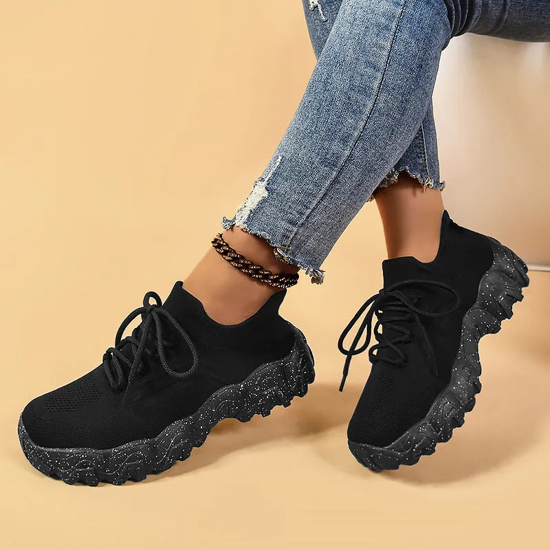 Lace Up Mesh Breathable Athletic