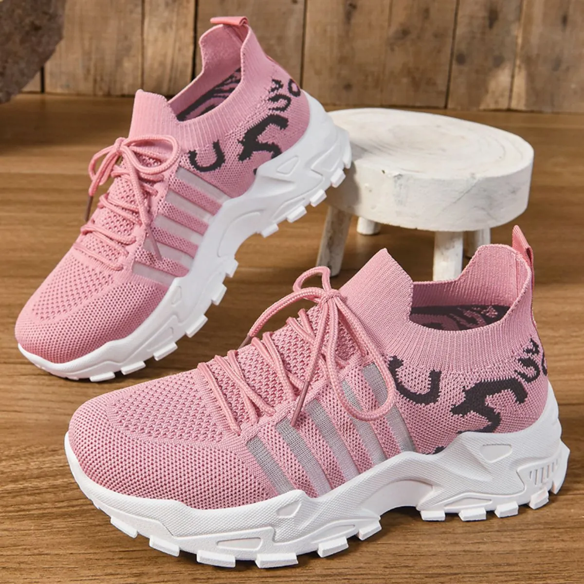 Lace Up Mesh Breathable Athletic