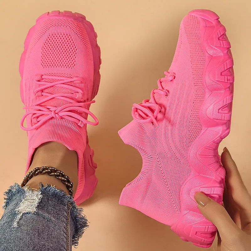 Lace Up Mesh Breathable Athletic