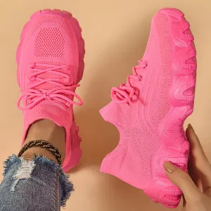 Lace Up Mesh Breathable Athletic