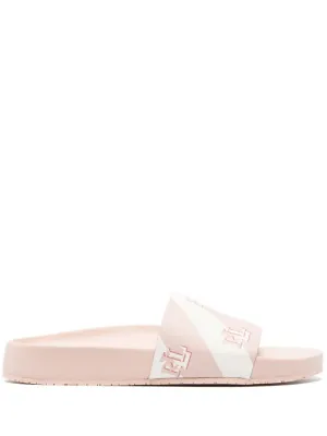 Lauren Ralph Lauren Audrina logo-print slides
