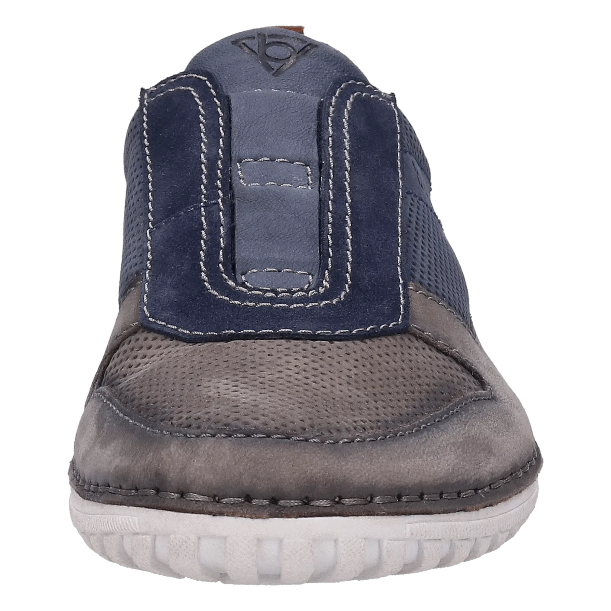 Leder Slipper grau