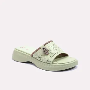 Light Green Comfy Casual Slippers 0412489