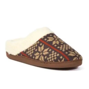 LODGE Men's Closure-Toe Knit Comfort Slippers Shoes