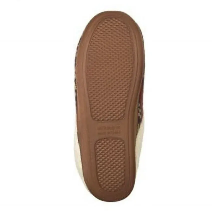 LODGE Men's Closure-Toe Knit Comfort Slippers Shoes