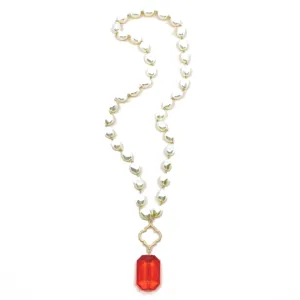 Long Crown Necklace