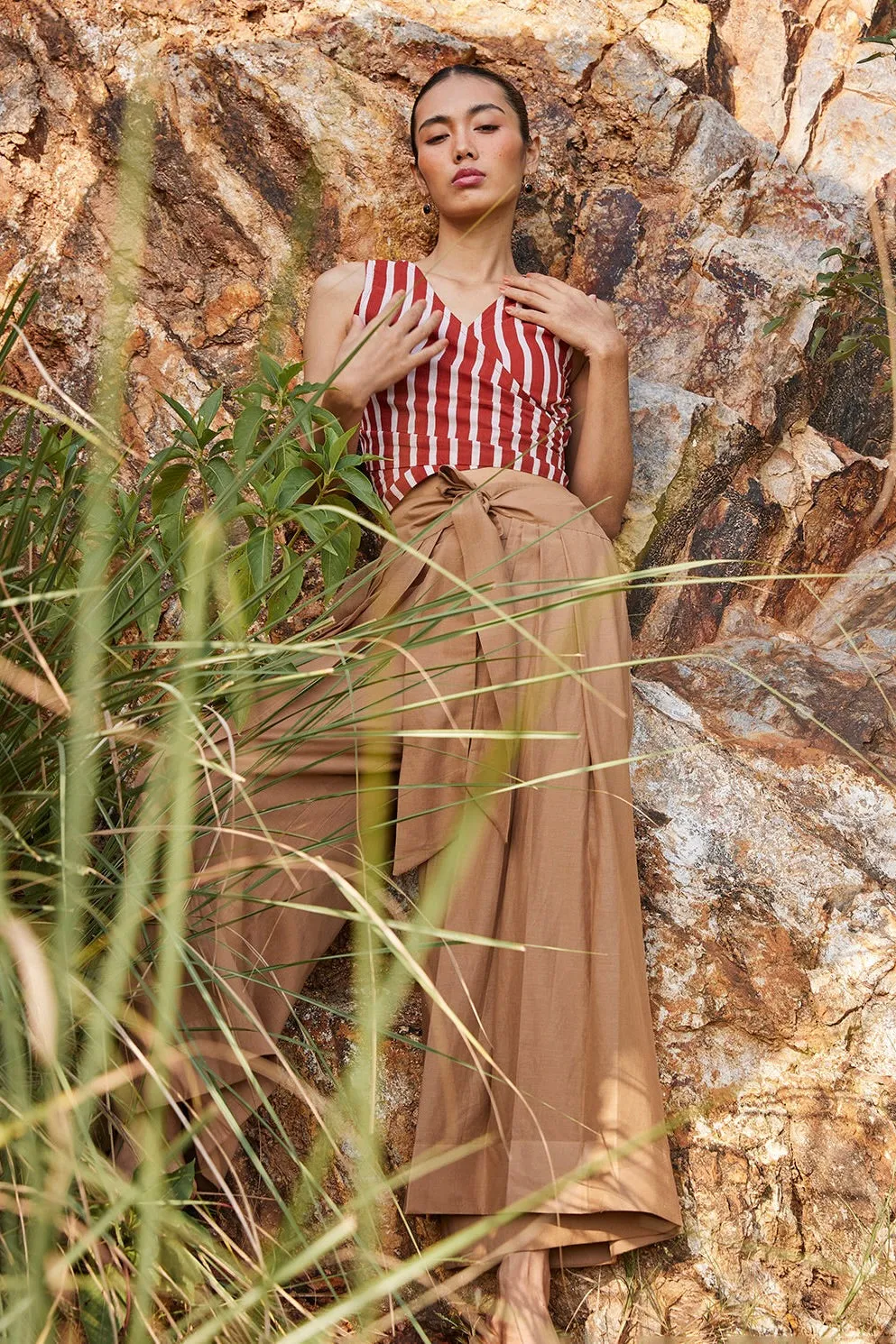 Lost In Chase Pleated Trouser