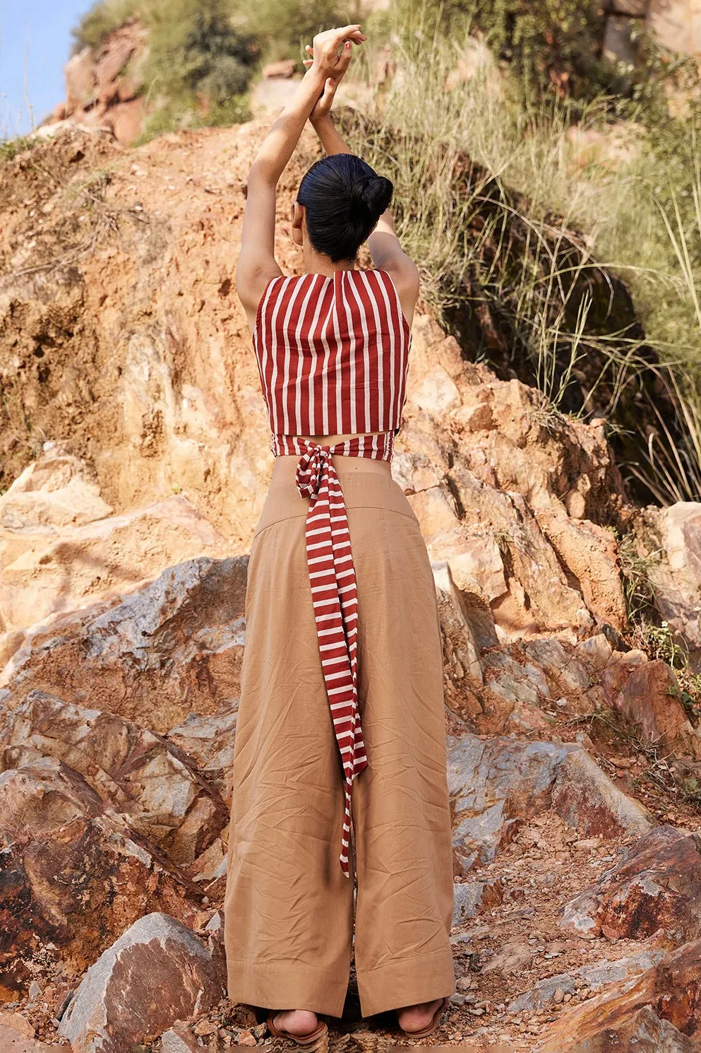Lost In Chase Pleated Trouser