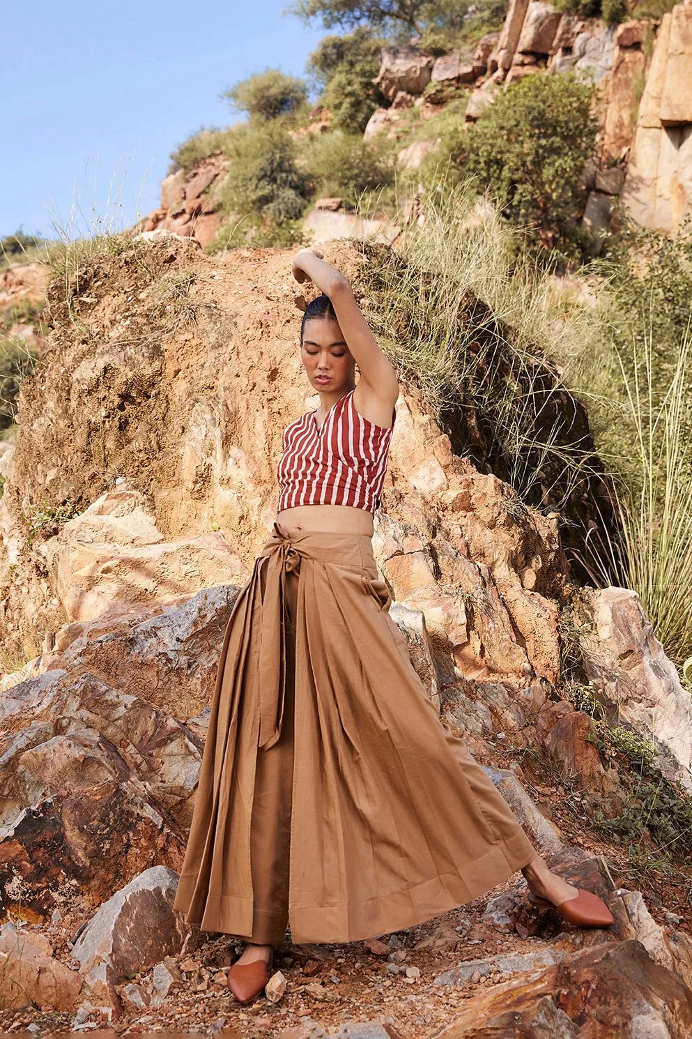 Lost In Chase Pleated Trouser