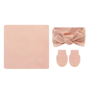 Lou Lou and Company Ribbed Newborn Headband Bundle - Audrey