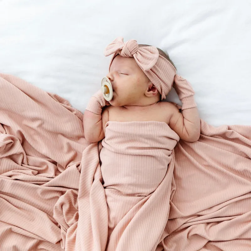 Lou Lou and Company Ribbed Newborn Headband Bundle - Audrey